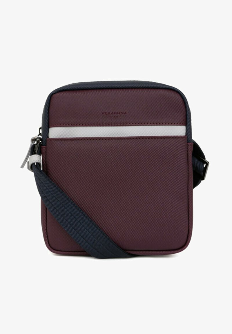 Hexagona MASTER - Borsa a tracolla - bordeaux multicolore master
