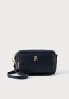 HILFIGER ICON EMBOSSED TH MONOGRAM CAMERA BAG - Cross body bag - space blue