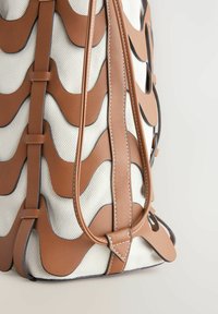 Next WEAVE STRUCTURED - Handbag - tan brown