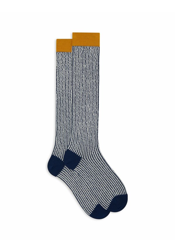 WITH SEERSUCKER MOTIF - Socken - royal