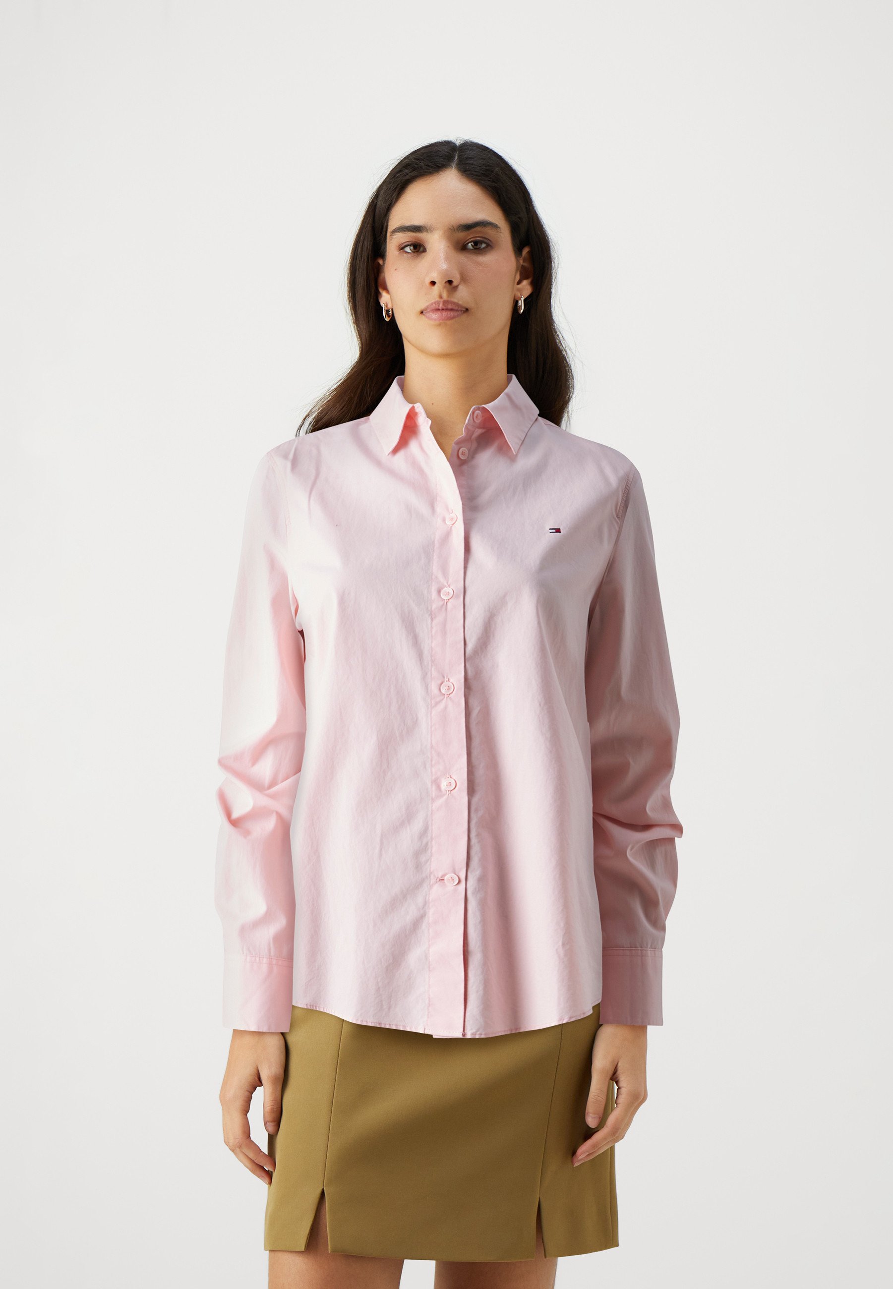 Tommy Hilfiger REGULAR SHIRT - Button-down blouse - delicate pink/pink -  Zalando.ie
