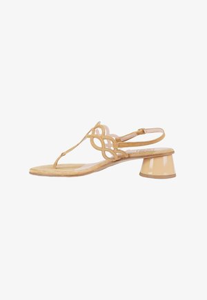 Siano Via Roma, NIEDRIGE SANDALEN - Infradito - beige