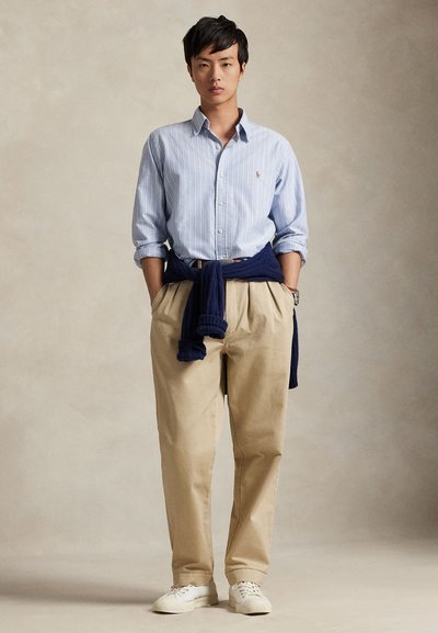 Polo Ralph Lauren CUSTOM FIT STRIPED OXFORD SHIRT - Marškiniai - blue multi