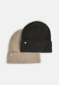 ONLBELLA LIFE BEANIE 2 PACK - Mütze - pure black