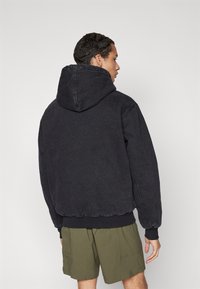 HUF BOULDER WORK JACKET UNISEX - Farkkutakki - black