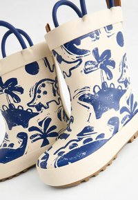 Next HANDLE - REGULAR FIT - Bottes en caoutchouc - cream dinosaur