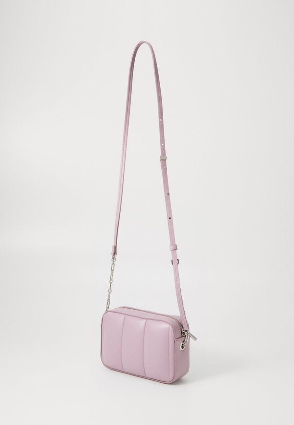 LINE QUILT CAMERA BAG - Cross body bag - sea fog4