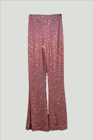 Colourful Rebel STEFFIE FLARE PANTS - Trousers - pink