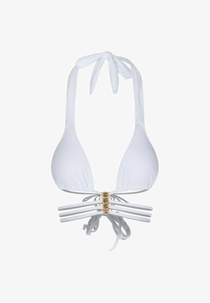 Moda Minx, WAKIKI TRIO CRYSTAL STRAPPY - Bikini-Top - white gold