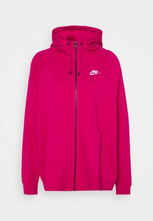 HOODY PLUS - Collegetakki - fireberry/white
