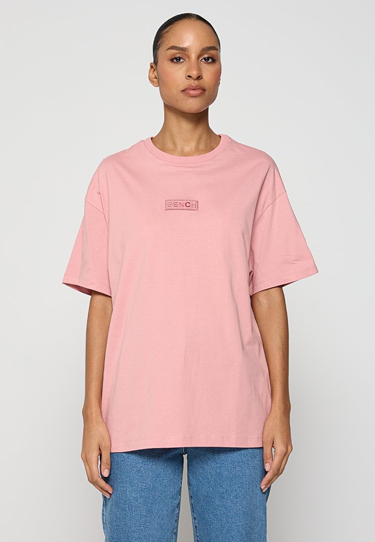 Bench T-shirt basic roze Bench T-shirt basic roze