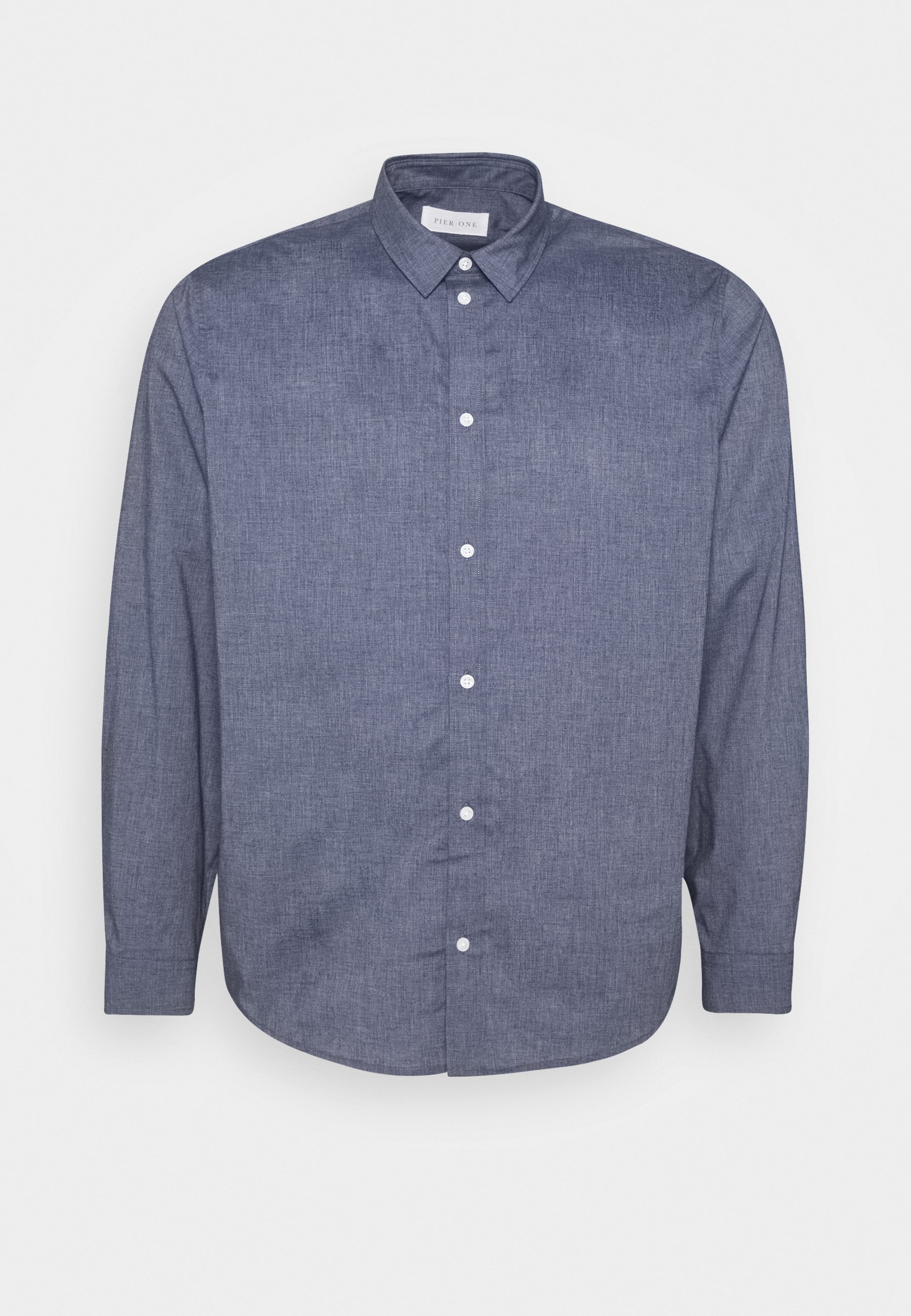 Pier One Skjorte mottled blue Zalando.no Pier One Skjorte blue Zalando.no