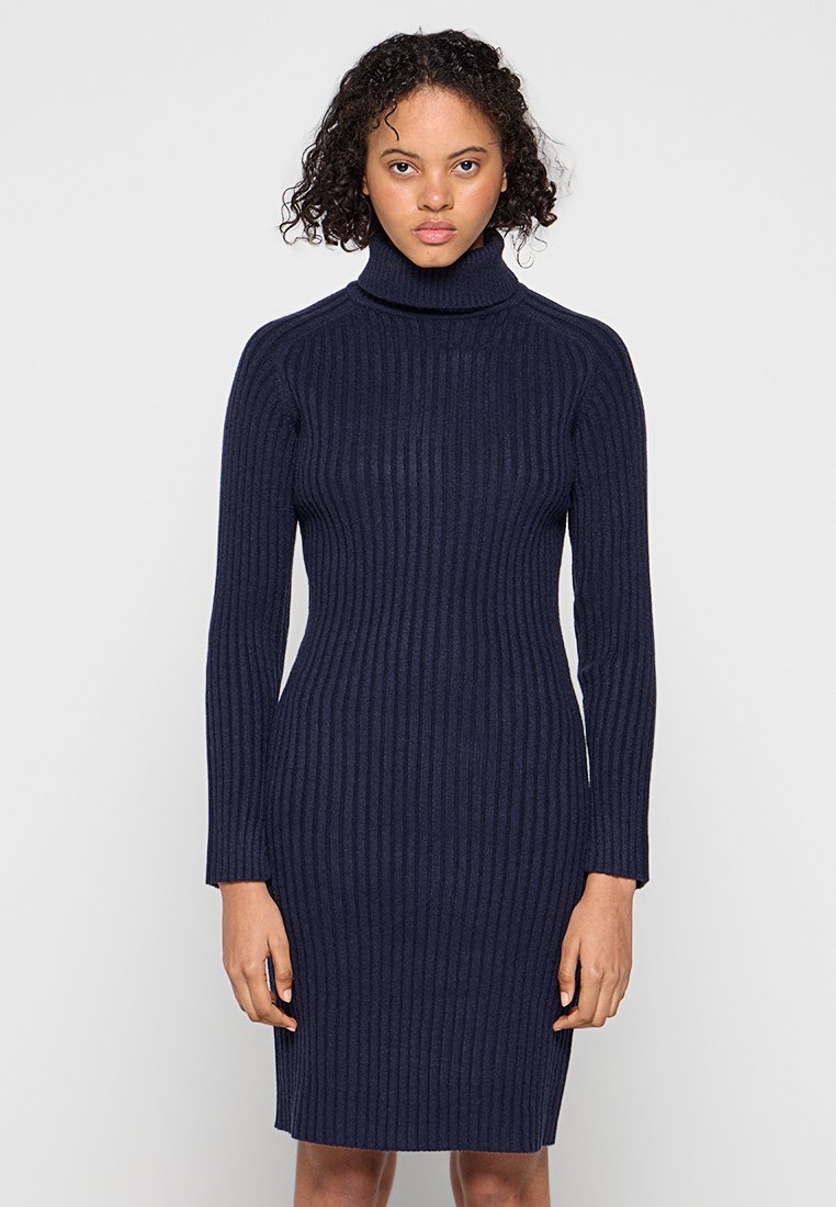 Apart Gebreide jurk donkerblauw Apart Gebreide jurk donkerblauw