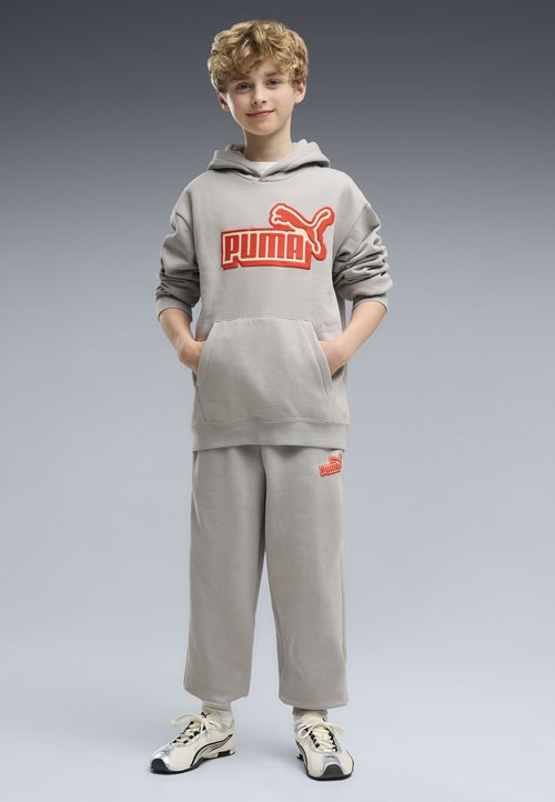PUMA ESSENTIALS LOGO LAB RELAXED HOODIE - Hoodie - gray echo — photo 3