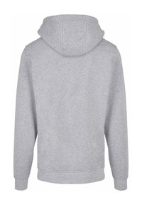 Merchcode LOVE YOURSELF FIRST - Mikina s kapucí - heather grey