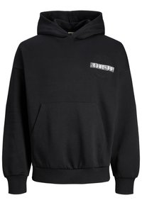 Jack & Jones - DIGITAL mit Kängurutasche - Hoodie - schwarz Miniatuurafbeelding 1