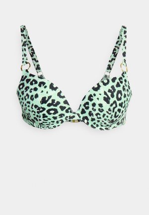 Boux Avenue KOS DOUBLE BOOST - Πάνω μέρος μπικίνι - green mix