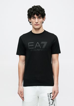 TRAIN CORE BIG LOGO TEE - T-shirt print - black