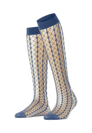 PARADISE NET SHEER - Kniestrümpfe - smoky blue