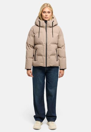 Navahoo, STEPPJACKE WOLKENTANZ XIV - Winterjacke - taupe grey