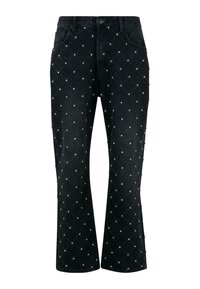 Brīva piegriezuma džinsi - washed black