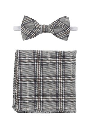 Prince Bow Tie SET - Einstecktuch - grau