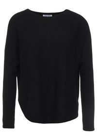 CURVED SWEATER - Pulóver - black