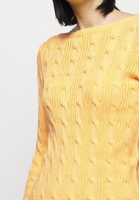 Lauren Ralph Lauren Stickad tröja - yellow