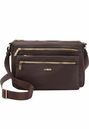 ODETA SCHULTER  30 CM - Umhängetasche - chocolate