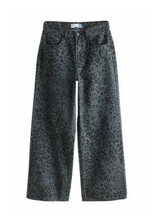 Next, Wide leg - grey leopard
