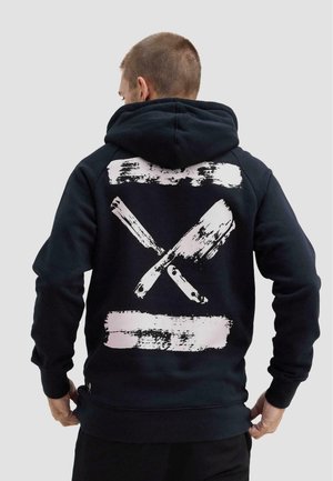 INKED BLADES RAGLAN  - Luvtröja - black