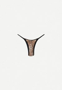 REVERSIBLE ANIMAL PRINT - Spodní díl bikin - black