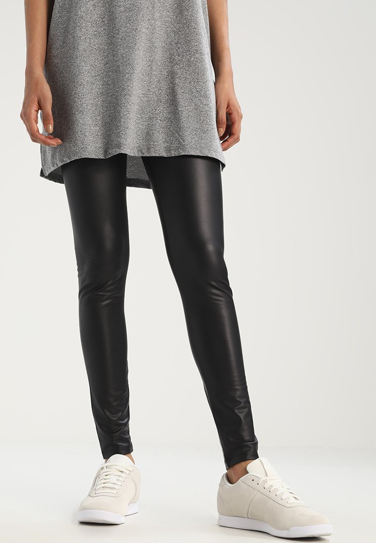 Pieces SHINY Leggings black/sort Zalando.dk