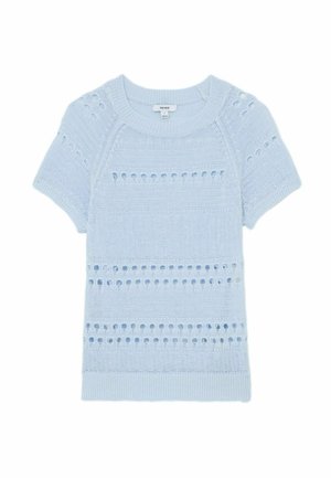 Reiss, T-Shirt print - light blue