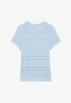 Reiss, T-Shirt print - light blue