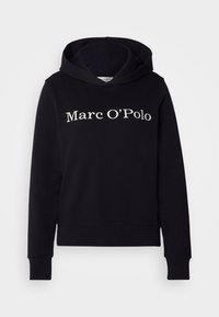 HOODED LOGO PRINT AT CHEST - Sweatshirt - deep night blue