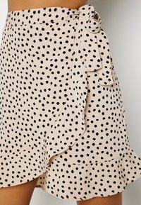 Bubbleroom TIE WRAP MINI SKIRT - Áčková sukně - black