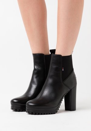 Tommy Jeans, Bottines à talons hauts - black