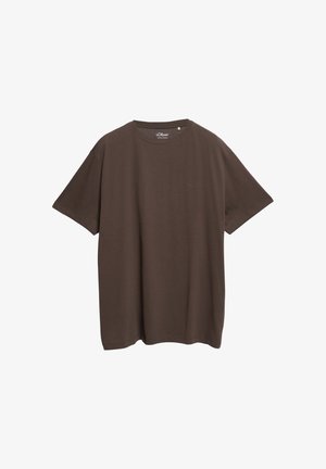 s.Oliver, T-SHIRT - T-Shirt basic - dunkelbraun