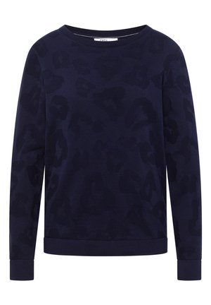 Cecil, PULLOVER MIT BOAT NECK UND STRUKTUR - Pullover - urban dark blue