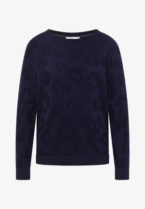 Cecil, PULLOVER MIT BOAT NECK UND STRUKTUR - Pullover - urban dark blue
