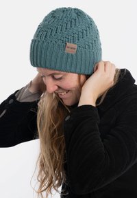 Knit Factory SALLY UNISEX metaliczna zieleń