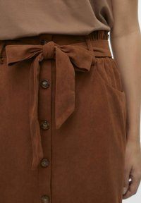 Vero Moda Mini skirt - tobacco brown