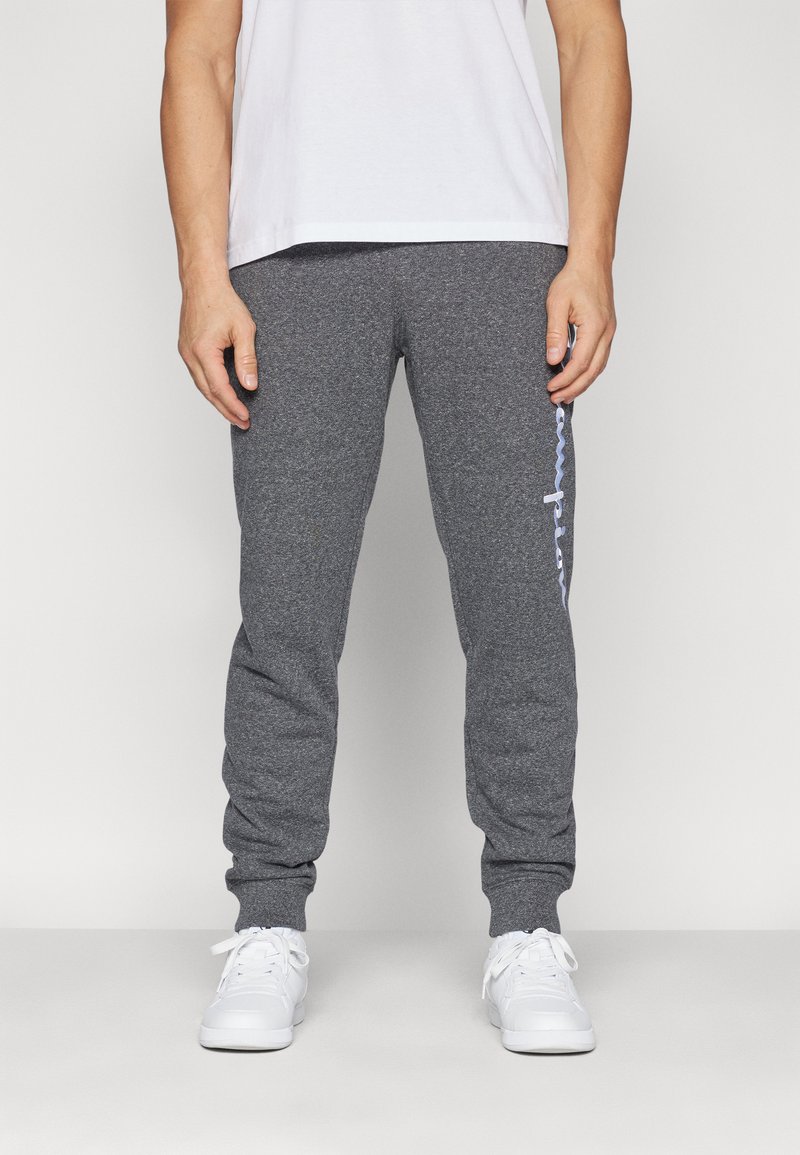 Champion ICONS CUFF PANTS LARGE LOGO - Pantalones deportivos - dark grey