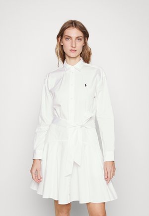 LONG SLEEVE DAY DRESS - Robe chemise - white