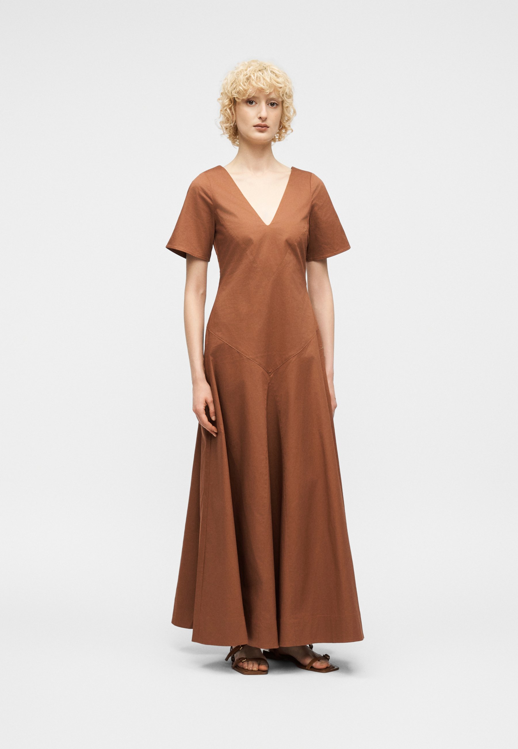 Topshop MIDI DRESS - Maxi dress - rust/dark red - Zalando.ie Topshop MIDI DRESS - Maxi dress - rust/dark red - Zalando.ie