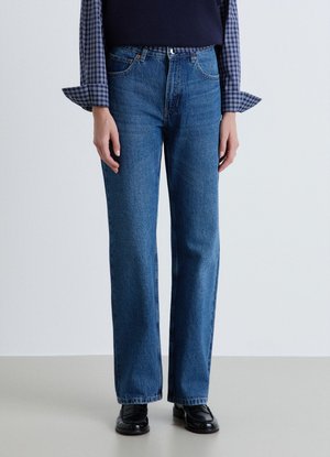 Calliope, JEAN TINTA UNITA - Jeans a sigaretta - blu denim medio
