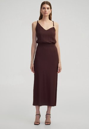 Jupe trapèze - brown