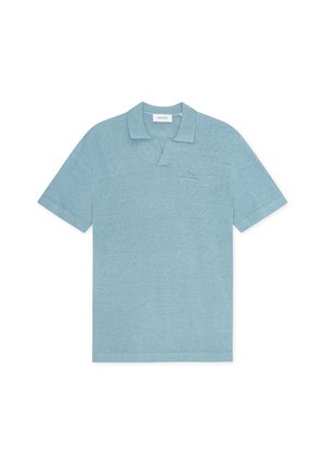 Les Deux, SIGNATURE - Bluză polo - faded blue