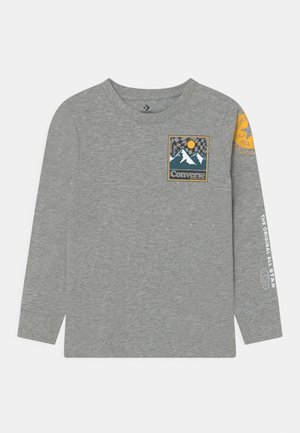 SNEAKER COLLAGE TEE UNISEX - Top dugih rukava - grey heather